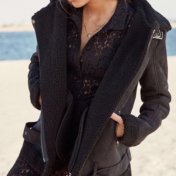 UO Silence & Noise Aviator Jacket - Picture 2 of 4